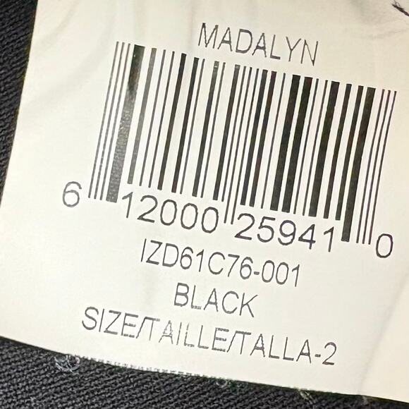 BCBG MaxAzria Womens Madalyn Mini Dress Polyester Rayon Stretch Black Size 2 - Picture 6 of 13